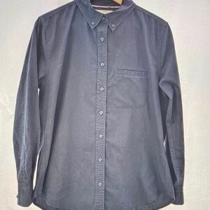 Wildfang Black Long-Sleeve Button-Down Shirt
